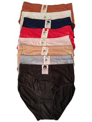 5-10er Pack Damen Taillenslip weich  42 44 46 48 50 52 Mikrofaser Maxislip Slip