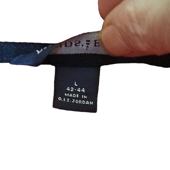 LANDS END Men's Fleece Pullover zipup jacket Red L 4244 Winter Warm