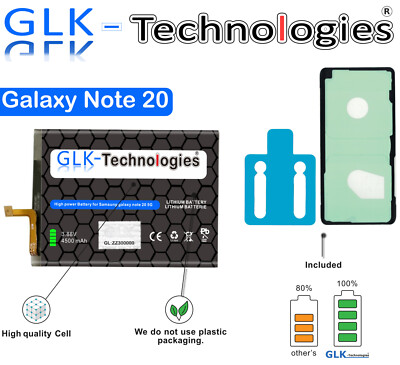 GLK Akku für Samsung Galaxy Note 20 Note 20 5G  PRO EB-BN980ABY 2025 Ohne Set