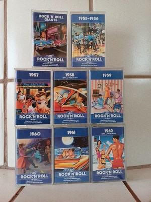 Musikkassetten  Sammlung The Rock 'N' Roll Era 1955/56 1957-1962 | 8 Tapes / MCs