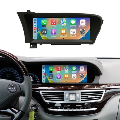 Carplay Android Auto 10.25'' Touchscreen For Mercedes Benz S-Class W221 NTG3.0