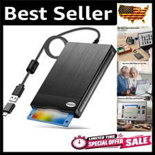 External USB Floppy Disk Reader - Ideal for PCs, Laptops  Retrieval of Memories