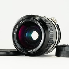 Serviced Tested Nikon Ai Nikkor 28mm F2 MF Wide Angle Prime Lens 821
