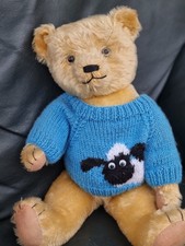 Vintage I930's 18 Inch/46cm Chad Valley Magna Teddy Bear With Original Paw Pads