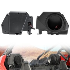 Rear Speaker Pods Enclosures with Metal Mount Brackets for Polaris RZR PRO XP...