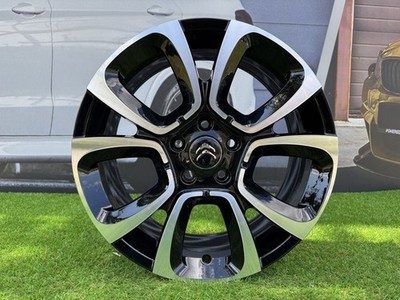 4X R17 Inch 5X108 Citroen Berlingo Style Black Polished Wheels: Fits For Picasso