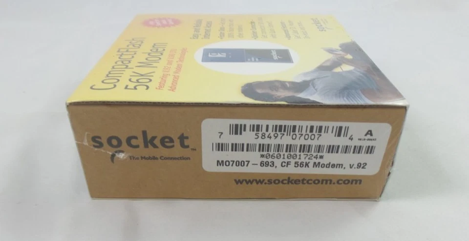 Rare Socket Communications 56 Kbps CompactFlash Card Modem (MO7007-693) - Image 2 of 2