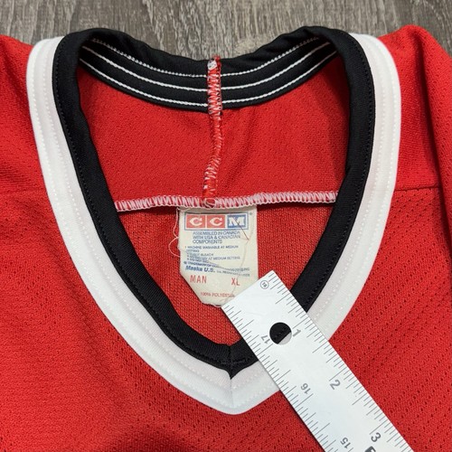 Chicago Blackhawks Vintage CCM Hockey Jersey Mens XL Casual NHL Pullover 1990s - Afbeelding 3 van 8