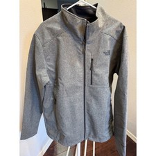 THE NORTH FACE MEN's APEX BIONIC SOFT SHELL JACKET GRAY FULL ZIP STYLE NF0A2RE8