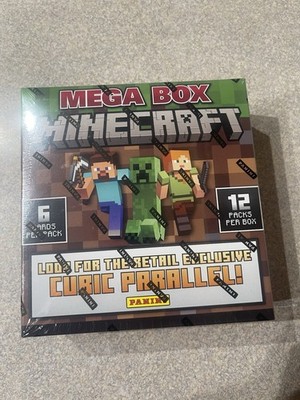 Factory Sealed Mega Box 2024 Panini Minecraft Trading Cards