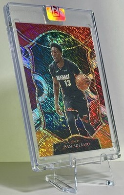 Bam Adebayo Prizm Style Insert   Miami Heat SSP Case Hit Look  
