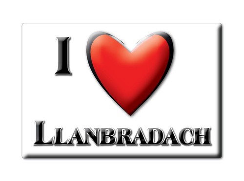 Llanbradach, Caerphilly, Wales - Kühlschrankmagnet I Love Souvenir UK Geschenkidee