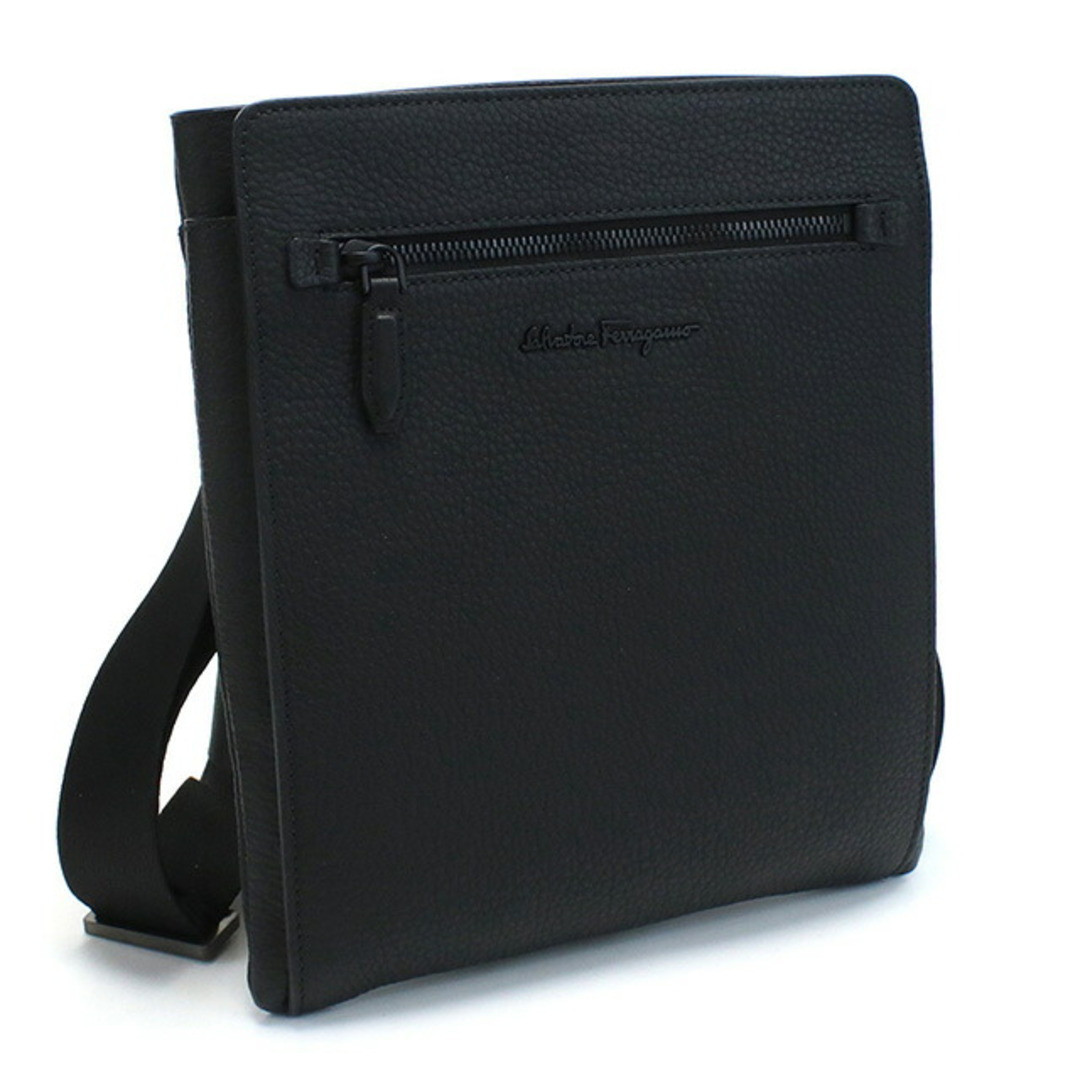 【関税・送料込み】FERRAGAMO SHOULDER BAGS Salvatore Ferragamo Shoulder bag/leather/BLK/solid color