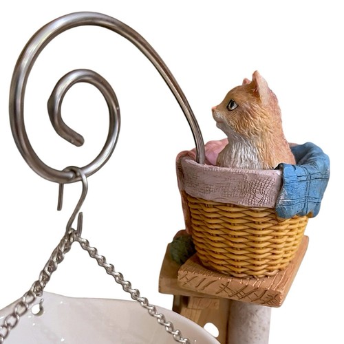 RARE Yankee Candle Mama Cat & Kittens on Cat Tree Hanging Tart Burner Wax Warmer - Picture 13 of 18