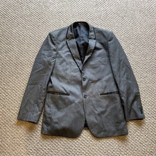 jonathan adams suit jacket blazer grey size 100R polyrayon designer formal