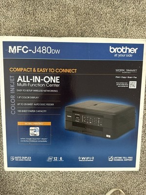  Brother MFC-J480dw Color Inkjet All-in-One Printer