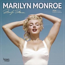 Marilyn Monroe Official 2026 7 X 14 Inch (Hanging) Monthly Mini Wall Calendar by