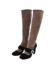 PRADA Boots PinkishxBlack EU35 1/2 Approx. 22cm 2200331477016