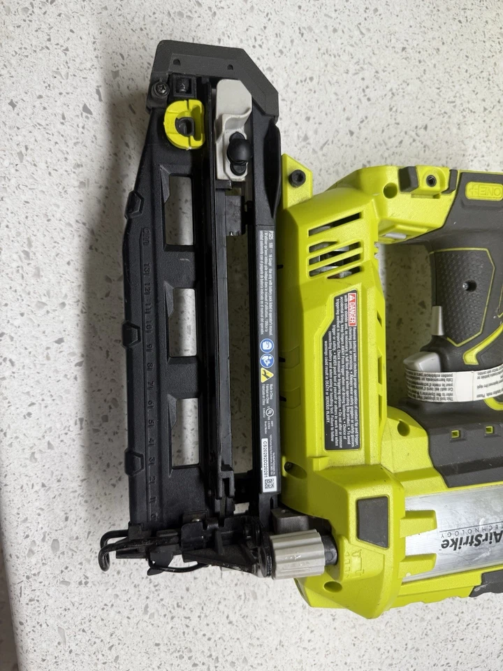 Беспроводной гвоздезабивной пистолет RYOBI P326 ONE 18 В AirStrike 16GA только инструмент для прямой отделки - Изображение 4 из 4