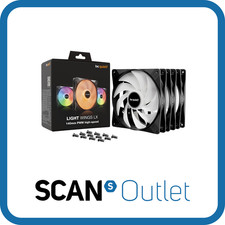 be quiet! Light Wings LX High Speed 140mm ARGB Black PWM Triple Fan Pack