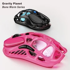 New GravaStar Bone Worm C1 Cocoon Breaking Dual Mode Wireless Mouse Bionic Skele