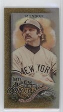 2022 Topps Allen & Ginter Chrome Mini Gold Refractor 3/50 Thurman Munson #33 yj7
