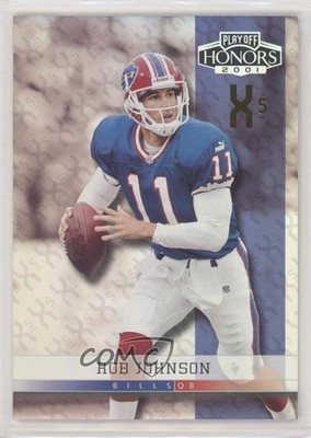 2001 Playoff Honors X's and O's 44/99 Rob Johnson #1 qw7