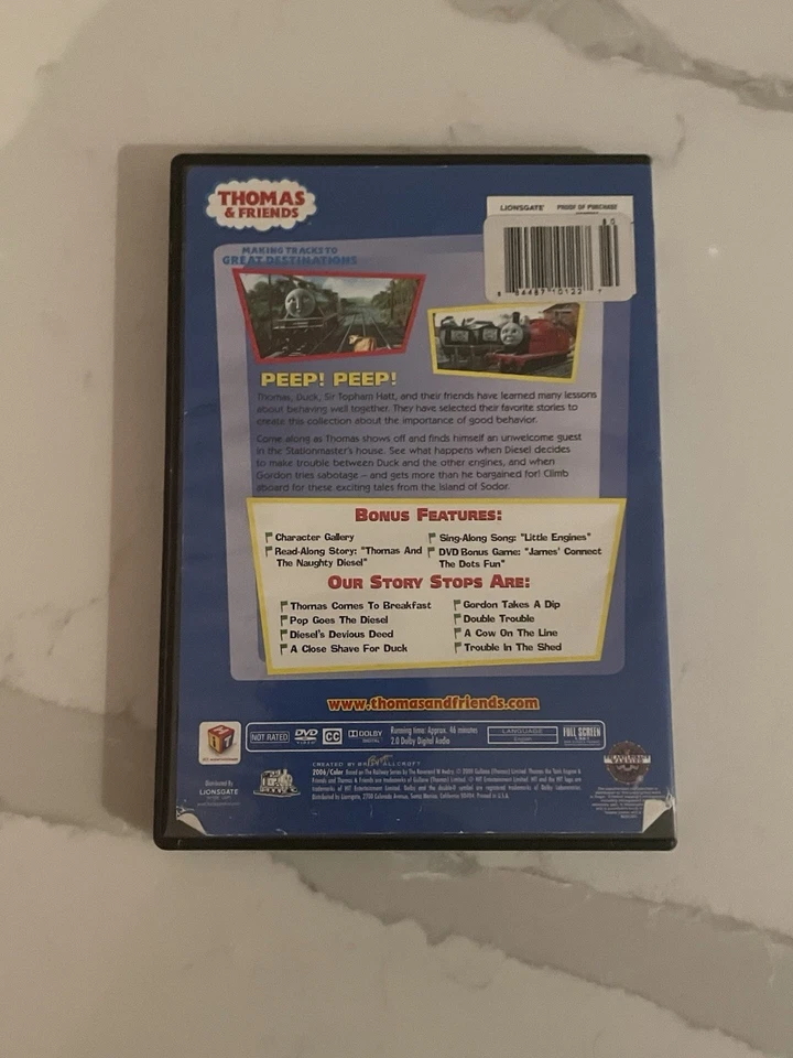 Thomas & Friends: Thomas Comes to Breakfast (DVD, 2009) Tested And Working Foto 2 de 3