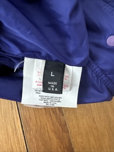 Vintage 90s Patagonia Glissade Reversible Synchilla Jacket Purple/ Green Size L - Picture 6 of 7