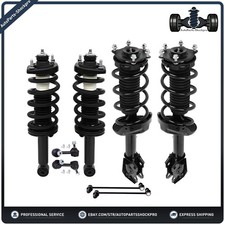 Front Rear Struts Sway Bars Suspension Set For 2012-2014 Honda Cr-v Coil Spring