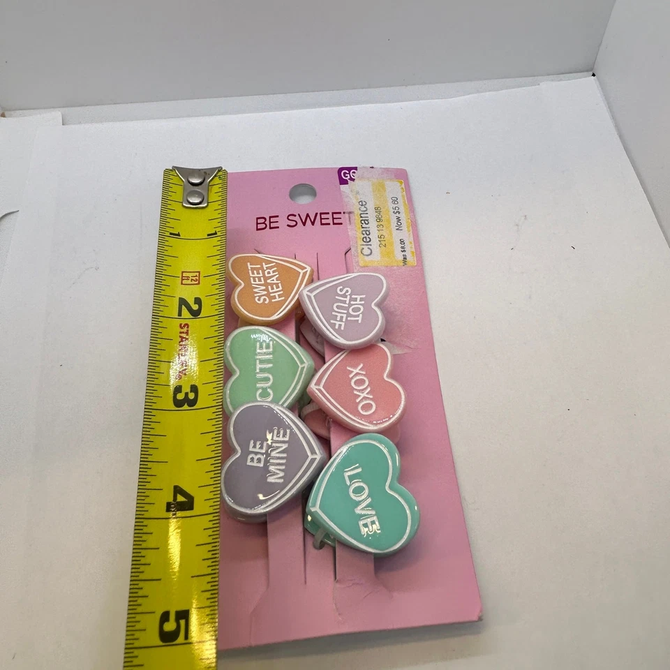 Target - Juego de 6 pinzas para el cabello Be Sweet Candy Heart ENVÍO GRATUITO Foto 2 de 4