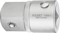 VergrößErungsadapter Knarre Hazet 1058-1 Chrom-Vanadium-Stahl