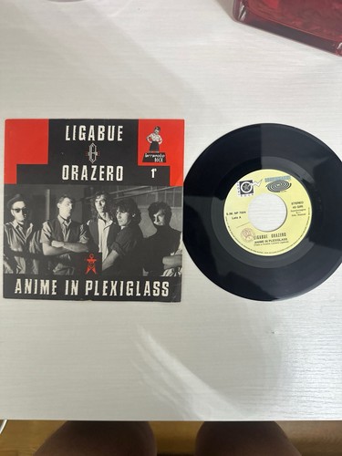 Ligabue "Orazero/Oràzero" / "Anime in Plexiglass" 7" Singolo 45 giri Rock prezzo ebay