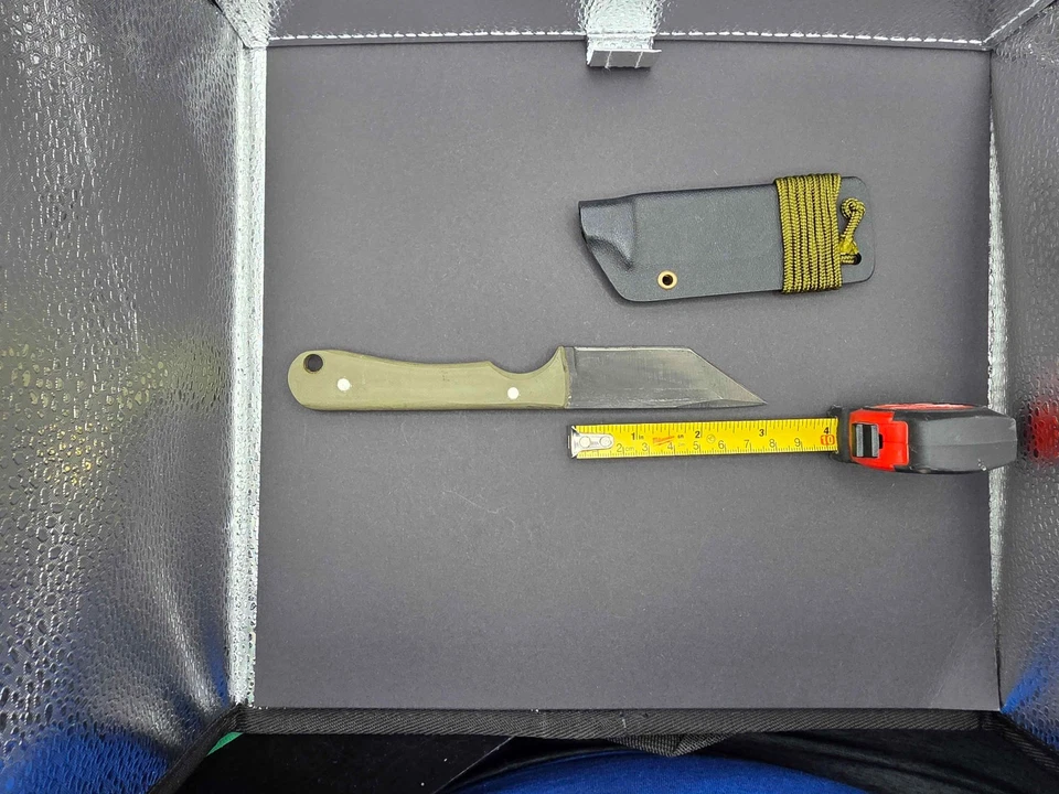 Cuchillo Newt Livesay con funda personalizada (cuchillo vintage hecho en Estados Unidos) Foto 2 de 4