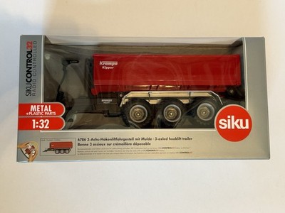 Siku Control Krampe 6786 Hakenliftanhänger 1:32 Mit 3 Achsen - Top Zustand