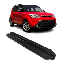 Trittbretter Seitenschweller für Kia Soul 2013-2019 Aluminium Schwarz 2tlg