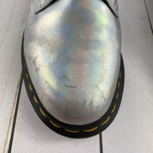 Zapatos Oxford Dr. Martens 1461 RS Silver Lazer Iced Metallic para mujer talla 8” - Imagen 11 de 24