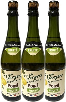 Birnen Cidre Vergers du patrimoine Poiré Birne original aus Frankreich 3x0,75L !