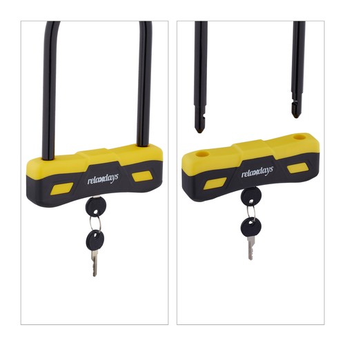 U-lock with key U-lock bike lock bicycle bike lock - Picture 6 of 9