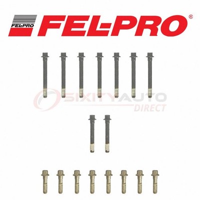 Fel-Pro Cylinder Head Bolt Set for 1979-1996 GMC G3500 5.7L 6.6L V8 - Engine ix