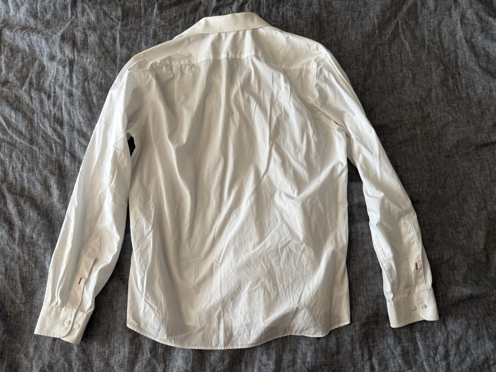 3 Solid Color Long Sleeve Button Down Shirts - image 3