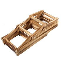 Image of 6 Bottles Foldable Wooden Wine Rack Bottle Holder Storage Home Bar Decor Dis HOT