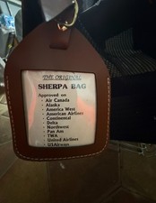 Sherpa's Pet Trading Company Original Travel Bag Black for Small Cats Dogs USED