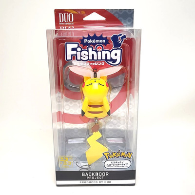 Duo Pokemon Fishing Lure Pikachu J SLOW JITTER TYPE Smile Face Japan Anime Cute