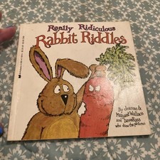 REALLY RIDICULOUS RABBIT RIDDLES : Jeanne & Margaret Wallace : Dave Ross vintage