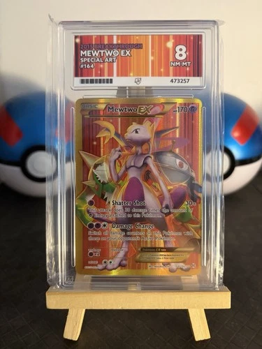 Pokémon Company 2015 Breakthrough Mewtwo EX 164/162 Full Art Foil ACE 8