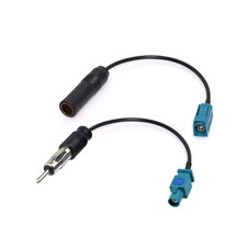 2x Car Stereo FM / AM Radio Antenna Adapter Cable Fakra Z To DIN Replace Tools