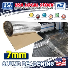7MM Sound Deadener Automotive Insulation Heat Shield Noise Kill Damping Mat NEW