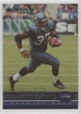 2022 Panini Clearly Donruss Retro 2002 Green /25 Shaun Alexander #02-14 10q3