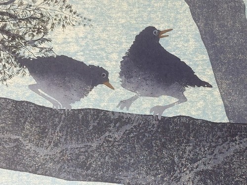 LOUIS POHL Hawaii Art NOTECARD w/Envelope “FIRST FLIGHT” Two Birds 5”x 7” NEW - Picture 3 of 4